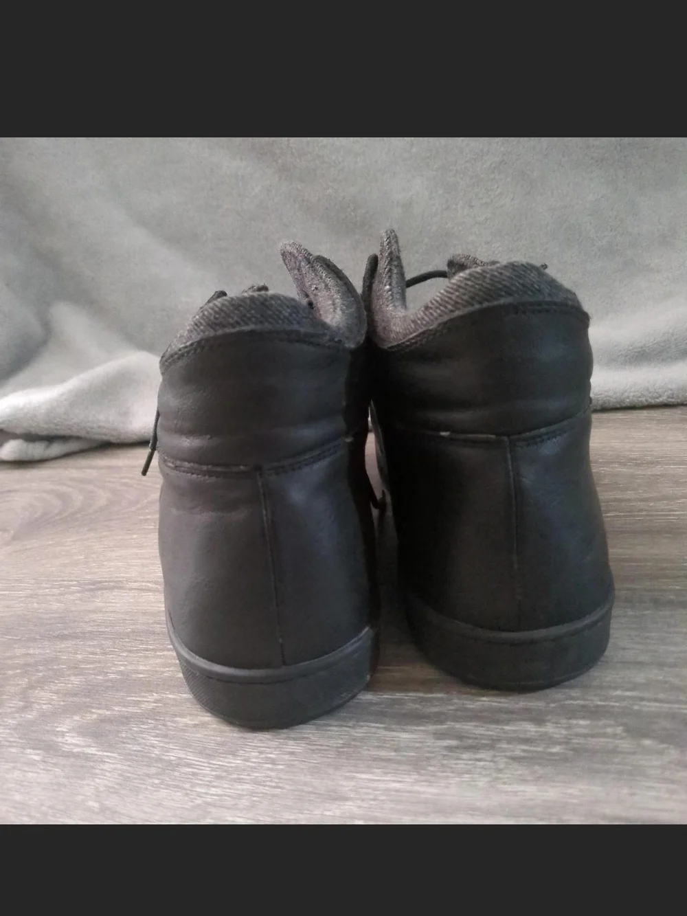 Men's Aldo Black Lace-Up Casual Boots